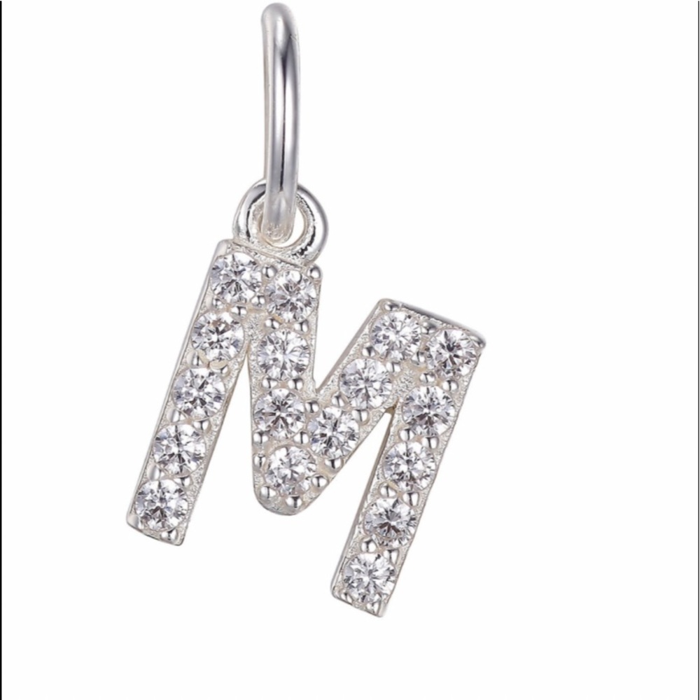 NEW STERLING SILVER M CHARM